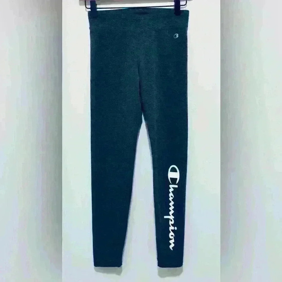 Champion Other - Champion Heritage Girls Performance Leggings, Girls Size L/14, in Charcoal Gray